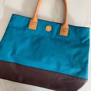 Tory Burch Color Blocking Tote